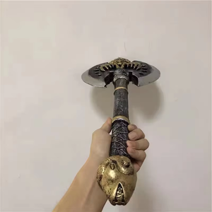 BSCI fabbrica all'ingrosso a buon mercato realistico <span class=keywords><strong>Samurai</strong></span> simulazione Axe giocattolo per i bambini. - Product Image 4