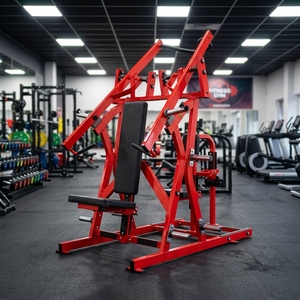 Máquina de gimnasio comercial con carga de placas para press de pecho isolateral y polea lateral, con brazos independientes de movimiento <span class=keywords><strong>convergente</strong></span> y <span class=keywords><strong>divergente</strong></span> - Product Image 5