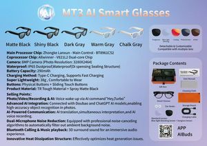 Gafas Inteligentes MT3 AiBuds con Cámara HD de 8MP, Resistentes al Agua IP65, Marco Ligero TR90, Sonido Envolvente <span class=keywords><strong>3D</strong></span>, Gafas para Ciclismo - Product Image 4