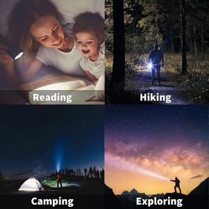 Điện Cao Trại Không Thấm Nước Không Thấm Nước Bộ Không Thấm Nước Quân Sự Cấp Có Thể Sạc Lại Pin Chiến Thuật LED Đèn Pin <span class=keywords><strong>Torch</strong></span> - Product Image 6