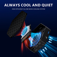 MN-N6 Home Theater Mini PC dengan Intel N150 4K Media Player HD-MI ganda 2.0 tampilan WiFi desain ringkas DDR4 Streaming/film/TV