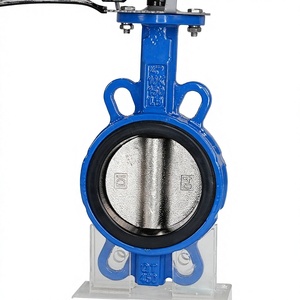 DN50 à DN 1000 <span class=keywords><strong>Disque</strong></span> en fonte ductile 304 316 Casting Soft Seal Chine Fournisseur Lug 8In Manuel Handle Wafer Butterfly Valve - Product Image 6
