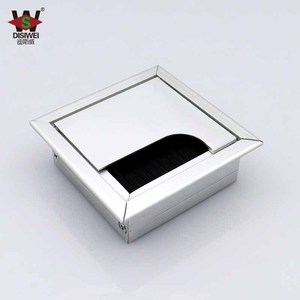 Boîte de gestion des câbles de bureau Disney, boîte de jonction carrée en aluminium noir et blanc, couvercle de rangement pour organisateur de bureau - Product Image 2