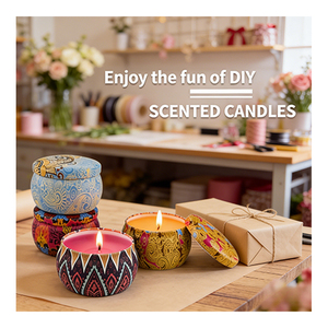 Frasco Minimalista para Velas con Tapa Blanca, Embalaje Premium, Cera Aromática, Edición para Programa de Muestreo y Merchandising Minorista - Product Image 6