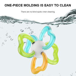 BPA-free Silicone đồ chơi mềm Teether vòng cho 6-12 tháng trẻ sơ sinh tái sử dụng trẻ sơ sinh mọc răng và nhai đồ chơi - Product Image 6