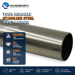 Tubo de Acero Inoxidable Biselado 2205 202 Laminado en Caliente de 114.3mm 8.0mm con Marcado EN 10216-5 para Petroquímica - Product Image 1
