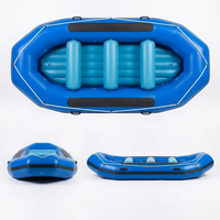 Bateau de pêche gonflable pliable en PVC épaissi pour 1 personne, stable et durable, pour la dérive, le rafting en rivière, les sports de plein air, fabrication OEM CE