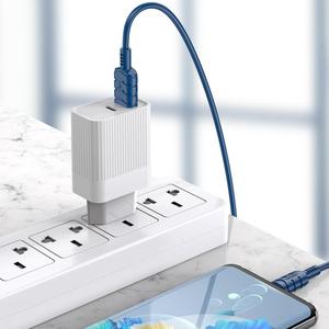 <b>Type</b> <b>C</b> Charging And Sync <b>Cable</b> 2m 3A Blue KSC 716 - Product Image 3