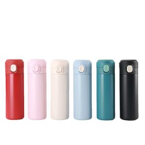 Venta Directa de Fábrica, Botella de Agua Térmica Aislada <span class=keywords><strong>Libre</strong></span> de BPA, Taza de Acero Inoxidable con Tapa Abatible Portátil para Gimnasio y Oficina - Product Image 3