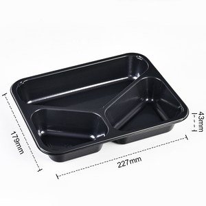 Đen cpet bánh <span class=keywords><strong>container</strong></span> lò cpet bao bì thực phẩm khay nhựa dùng một lần cpet <span class=keywords><strong>container</strong></span> thực phẩm - Product Image 2