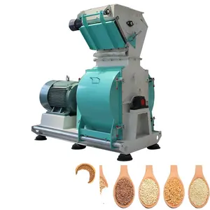 Corn, sorghum, wheat, bean, wood crushing Hammer Mill Crusher