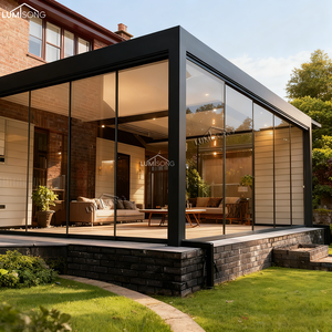 Pergola in Alluminio Premium 6x4m, Padiglione su Misura, Forma Architettonica <span class=keywords><strong>di</strong></span> Lusso per <span class=keywords><strong>Giardini</strong></span> Residenziali, Spazi <span class=keywords><strong>Esterni</strong></span> <span class=keywords><strong>di</strong></span> Alta Gamma con LED - Product Image 3