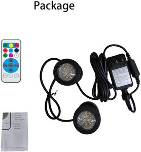 RGBスポットライトIP68シンクタイプ屋外景観照明庭の滝池プールの装飾水槽<span class=keywords><strong>Led</strong></span>水族館ライト - Product Image 2