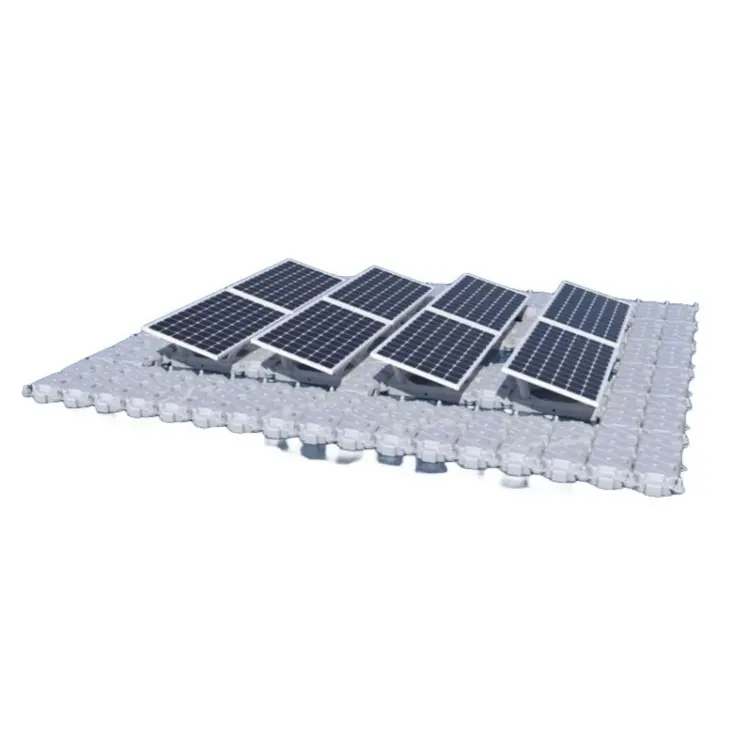 부동 태양 전지 패널 마운트 발전소 시스템 태양 부동 폰툰 시스템