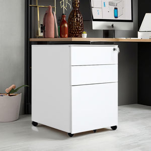 Veelzijdige Stalen Kantoor Organizer Opbergladen Verstelbaar Opvouwbaar Ontwerp Drielaags Grote Capaciteit Slaapkamer Kantoor Wonen - Product Image 1