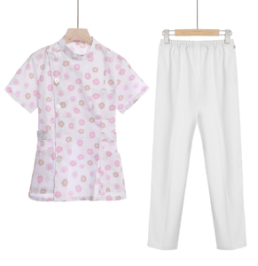 Ensemble médical 100% coton sergé givré, coupe droite, pour infirmière et hôpital, en tissu antibactérien, ODM, unisexe, pour détection d'aiguilles et vétérinaire - Product Image 3
