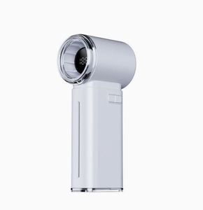 Stepless Speed Adjustment Turbo <b>Fan</b> Outdoor Portable Mini Handheld <b>Fan</b> USB Charging Smart Digital Display - Product Image 3