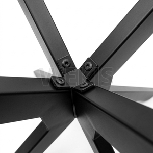 Gambe per tavolo a X WEKIS Industrial X Frame Spider, base in metallo resistente per ristoranti e uso domestico, adatta a piani tavolo rotondi e quadrati - Product Image 6