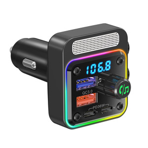 BT 5.3 chargeur de <span class=keywords><strong>voiture</strong></span> à double USB-C mains libres pour kit <span class=keywords><strong>voiture</strong></span> <span class=keywords><strong>Bluetooth</strong></span> lecteur MP3 <span class=keywords><strong>transmetteur</strong></span> FM BC91 Format <span class=keywords><strong>Audio</strong></span> Portable APE USB - Product Image 3