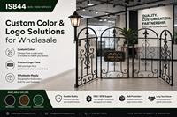 Lanterne solaire décorative pour clôture de jardin avec panneaux en fer forgé, motifs floraux, design écologique et durable, piquets de fixation au sol