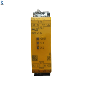 Dispositif de contrôle de relais de sécurité E1.1P, module d'arrêt d'urgence, relais de surveillance de sécurité du circuit 24VDC - Product Image 1