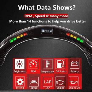 Fibre de carbone de qualité supérieure pour housse de <span class=keywords><strong>volant</strong></span> en cuir, logo personnalisé, design sportif et luxueux pour Chery Tiggo 7 Pro/TIGGO 8 Plus - Product Image 4