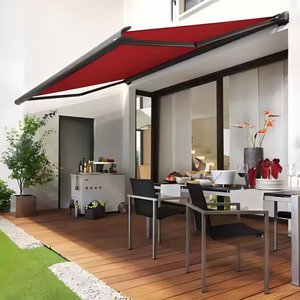 Toldos de Aluminio Personalizables, Parasol Exterior, Pérgola <span class=keywords><strong>Retráctil</strong></span> Automática, Puerta <span class=keywords><strong>Lateral</strong></span> con Protección Solar/Contra la Lluvia para Todas las Estaciones - Product Image 1