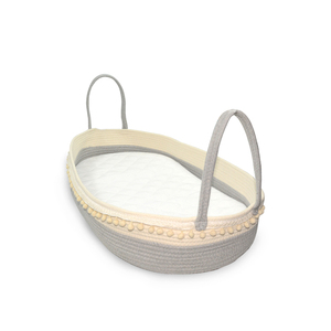 Cesta Cambiador de Bebé Plegable y Lavable Nuohui con Certificación CPC, 100% Algodón, Base de Espuma, Cubierta Impermeable Orgánica, 76x40x13cm - Product Image 4