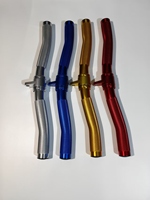 Barres de poignée en aluminium de qualité commerciale pour équipement de fitness, accessoires de câble pour entraînement, barres de traction