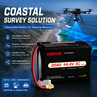 Promo Panas Baterai Drone Viwipow 3C 120000mAh 12S 20ah 44.4V untuk Drone Pemetaan VTOL Semi Solid State