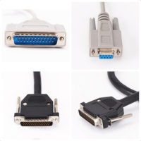 Großhandel Fabrik preis Anpassen D-Sub-Kabel DB25-Pin-Stecker Stecker auf DB9-polige Buchse Drucker verlängerung datenkabel