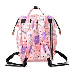 Nuevo diseño de la Gran <span class=keywords><strong>Madre</strong></span> de viaje al aire libre mochila para cochecito impreso de enfermería mamá pañal bolso mochila - Product Image 2
