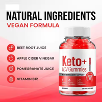 Gummies Keto ACV Marque Blanche Soutien Nutritionnel Adulte Supplément Vitamine B12 Brûle-Graisse Énergie 60 Gummies