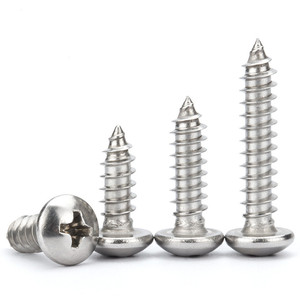 Tornillos Autorroscantes de Cabeza Plana SS316 de Alta Calidad a Precio de Fábrica, de M2 a Sistema Métrico para Varias Medidas - Product Image 1