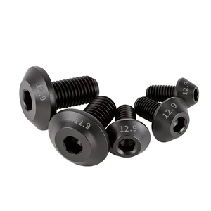 12.9 Grade Umbrella Flange Hex <b>Socket</b> Head Screw Alloy Steel Black Oxide Integrated Washer Mold Fastener in stock - Product Image 3
