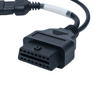 Cable de Diagnóstico Universal OBD a 3 Pines DC, Conector OBD para Motocicleta para Lectura de Códigos de Error