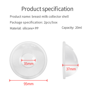 2 Packs de tasses <span class=keywords><strong>d</strong></span>'<span class=keywords><strong>allaitement</strong></span> en silicone sans BPA, confortables et pratiques, sans BPA, pour le lait maternel. - Product Image 6