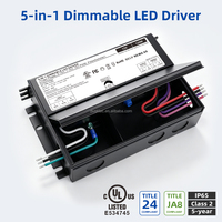 Alimentation LED Dimmable 150W 12V à Tension Constante, Entrée 100-277Vac, Étanche IP65, Gradation PWM 0-10V 1-10V