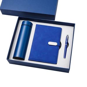 Coffret Cadeau d'Affaires Complet Comprenant un Carnet, une Tasse Isotherme et un Ensemble de Stylos dans une Boîte de Présentation Sophistiquée - Product Image 1