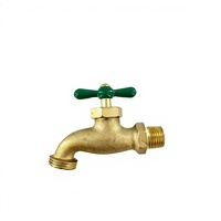 Robinet d'eau en laiton sud-américain, best-seller transfrontalier, à ouverture lente, moderne et minimaliste, pour jardin, 1/2 3/4