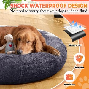 Wholesale Factory High Quality Memory Foam Solid Square <b>Dog</b> <b>Bed</b> for Small Pets 172x92cm - Product Image 5