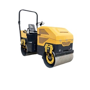 Rouleau vibratoire à double tambour, diesel, design compact, équipement de construction routière - Product Image 5