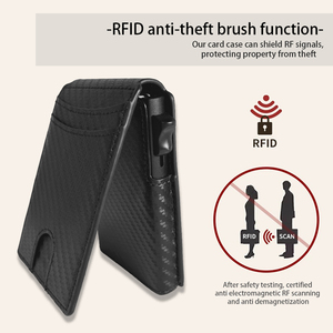 Portafoglio tascabile RFID minimal Trend Premium porta carte antigraffio - Product Image 5