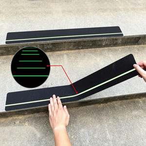 Cinta Antideslizante de PVC Personalizada GY, Adhesivo Luminoso que Brilla en la Oscuridad con Diseño de Estrella, para Uso en Interiores, Antideslizante, Tira de 30 mm para Escaleras, Superficie de Peldaños, Manual - Product Image 1