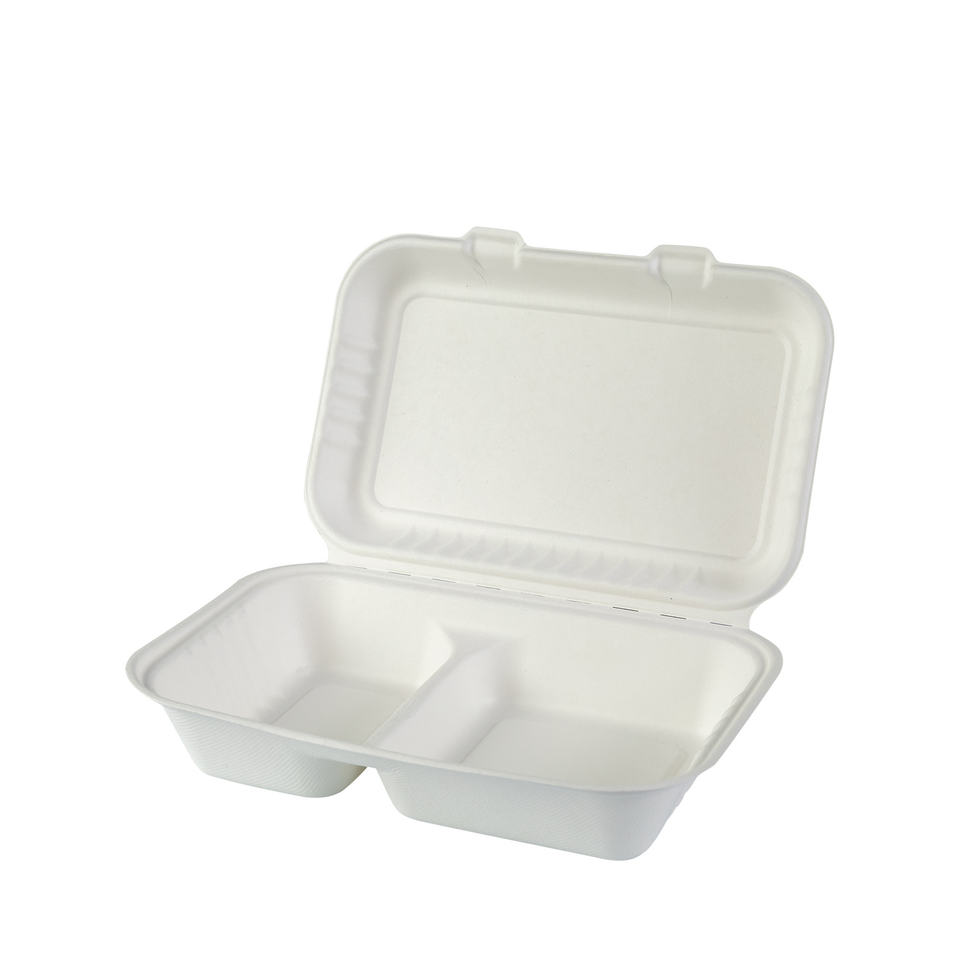 Biodegradable Eco-Friendly Disposable Sugarcane Bagasse Lunch Box ...