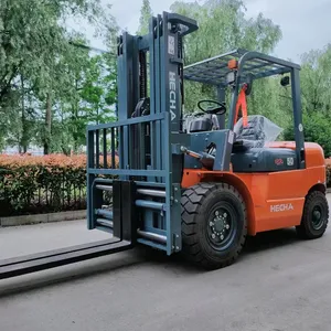 三菱3.5Ton4.5Ton5Tonディーゼルエンジンギアボックス付きディーゼルフォークリフト製造工場および農場向けの販売