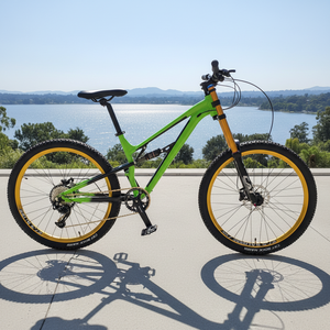 <span class=keywords><strong>Bicicleta</strong></span> de Montaña KALOSSE con Suspensión Trasera, <span class=keywords><strong>Bicicleta</strong></span> de Montaña Todoterreno, 27.5X17 Pulgadas, <span class=keywords><strong>Bicicleta</strong></span> para Adultos, 11 Velocidades, Frenos Hidráulicos - Product Image 5