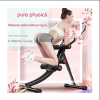 Appareil d'entraînement abdominal pliable en métal pour fitness, équipement de gym à domicile, entraînement de force, logo personnalisé