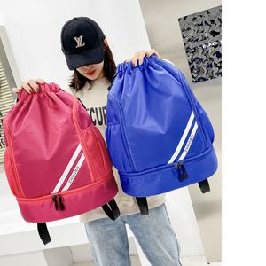Factory <b>Promotion</b> Custom Logo Waterproof Gym Backpack <b>Bag</b> Wear-resisting Sport Gym Large <b>Travel</b> Daypack Drawstring Backpack <b>Bags</b> - Product Image 1