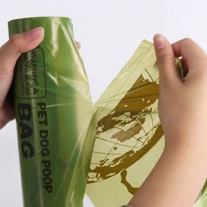 Bolsas para excremento de mascotas en rollo grande, ecológicas y personalizadas, resistentes y a prueba de fugas, biodegradables para perros. - Product Image 2